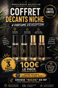 Set de 4 décants de 10ml Fragrance Addict